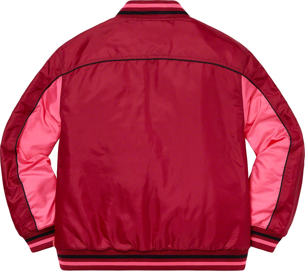 Contrast Script Varsity Jacket view 12